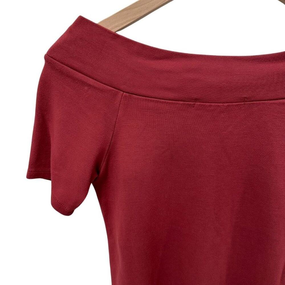 Gibsonlook Off Shoulder Top Mauve XS - Picture 6 of 6